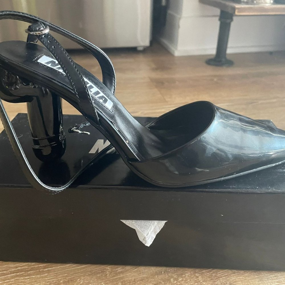 Namilia black dick heels - Picture 5 of 8